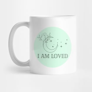 Affirmation Collection - I Am Loved (Green) Mug